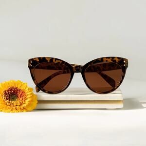 Saint Owen x Curateur Wylde Brown Tortoise Shell Cat Eye Sunglasses NWT